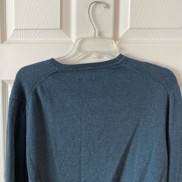 Geoffrey Beene Men’s Sweater Size Medium Cotton/Cashmere Lightweight Pullover - Picture 7 of 11